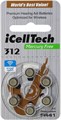 Батарейки для слуховых аппаратов Icelltech №312 60шт 2031260